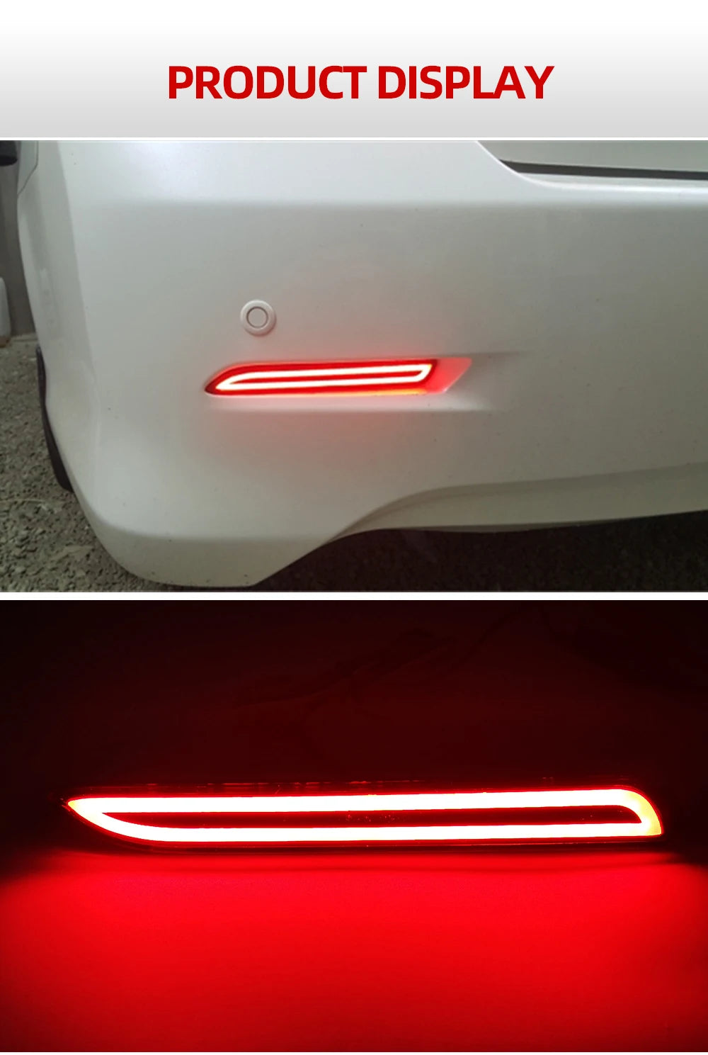 Rear Bumper LED Brake Light For Toyota and Lexus