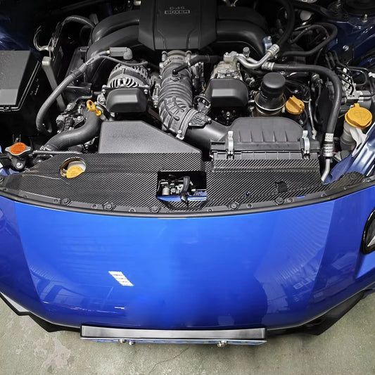 Carbon Fiber Radiator Cover Trim for Subaru BRZ / Toyota 86 (2012–2020)