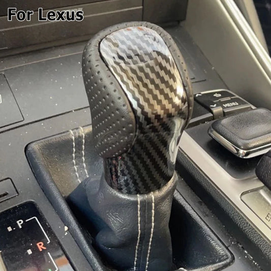 Carbon Fiber Leather Shift Knob For Lexus